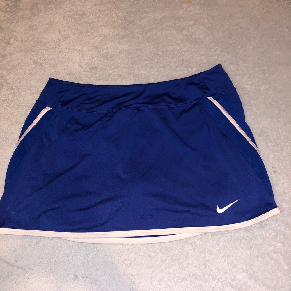 Nike Blue Skirt with White Accents